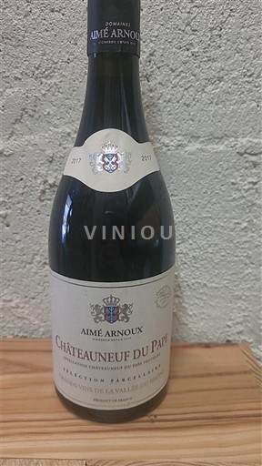Lugina e Ronës Châteauneuf-du-Pape Domaine Aimé Arnoux Sélection Parcellaire 2017