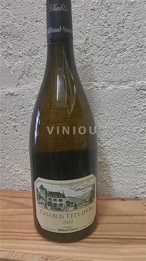 Burgund Chablis Domaine Billaud-Simon Chablis Tête d'Or 2022