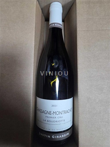 Burgund Chassagne-Montrachet Premier Cru Justin Girardin La Boudriotte 2021