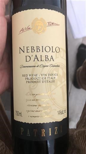 Piemonte Nebbiolo d'Alba Patrizi 2023