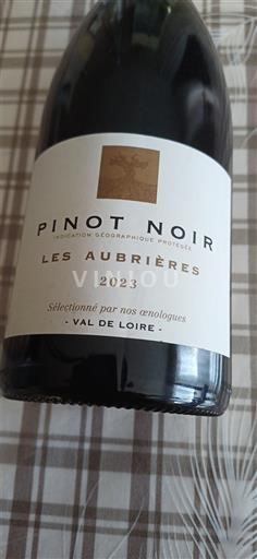 Wijnen Rouge sec Les Aubrières 2023 Frankrijk Loirevallei IGP