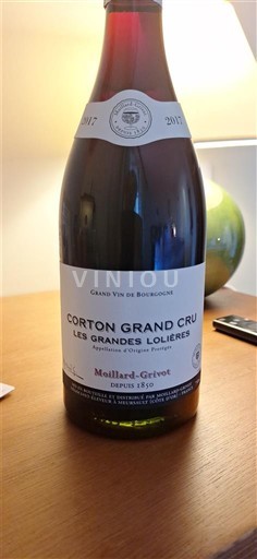 Burgundi Korton Grand Cru Moillard-Grivot Les Grandes Lolieres 2017