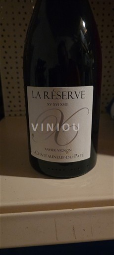 Lugina e Ronës Châteauneuf-du-Pape Xavier Vignon La Réserve XV XVI XVII 2020