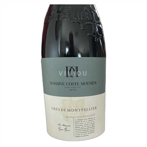 Languedoc Domaine Coste Moynier Grès de Montpellier Không niên vụ