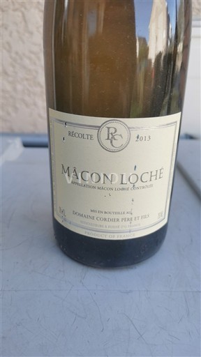 Burgund Mâcon og Mâcon-Villages Domaine Cordier Père et Fils 2013