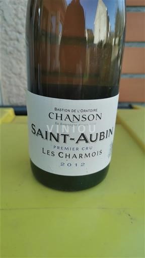 Burgund Saint-Aubin Premier Cru Chanson Les Charmois 2012