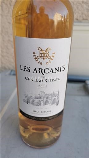 Viner Rosé sec Les Arcanes Château Kefraya 2015 Libanon Bekaa Ikke spesifisert