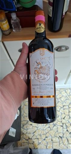 Burdeos Bordeaux superior Château Guaudet Pat Chol Sin añada