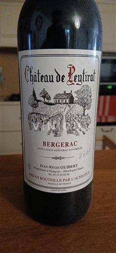Viner Rouge sec Château Leytirat 2022 Frankrike Sydväst Bergerac AOC