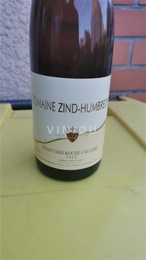 Alsace Domaine Zind-Humbrecht Pinot Gris Roche Calcaire 2015