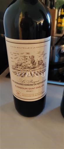 Bordeaux Puisseguin-saint-émilion Domaine Les Domaines Edmond de Rothschild Le Bouquet 2021