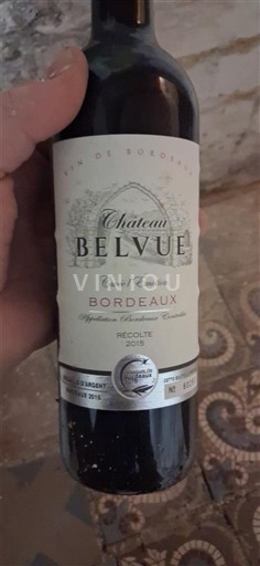 Wines Rouge sec Cuvée d'Excellence Château Belvue 2015 France Bordeaux AOC