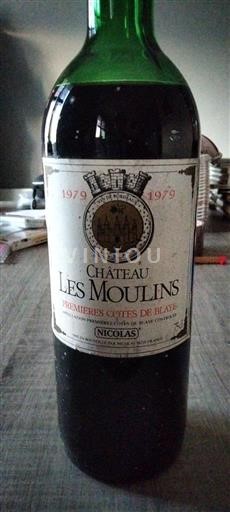 Bordoja E paspecifikuar Château Les Moulins 1979