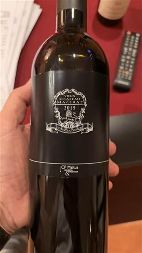 Bordeaux Saint-Émilion Grand Cru Grand Cru Château Mazerat 2015