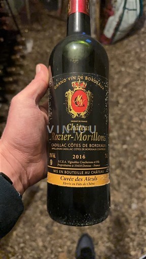 Bordeaux Cadillac-kystene-av-bordeaux Château Rozier-Morillons des Aïeuls 2016