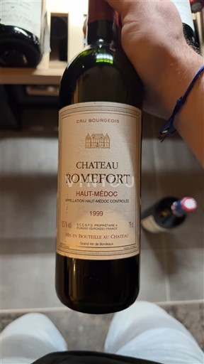 Bordeaux Haut-Médoc Château Romefort 1999