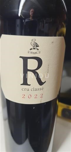 Vinhos Rouge sec Cru classé R de Rieussec 2022 França Bordéus AOC