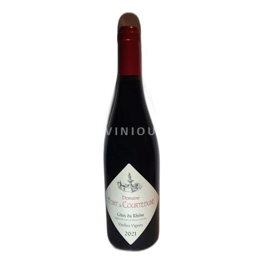 Rona dolina Côtes-du-Rhône Domaine Font de Courtedune Vieilles Vignes 2021