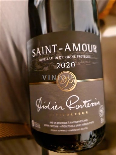 Weine Rouge sec Didier Poitevin 2020 Frankreich Beaujolais Saint-Amour AOC