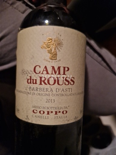 Piemonte Barbera d'Asti Coppo Camp du Rouss 2013