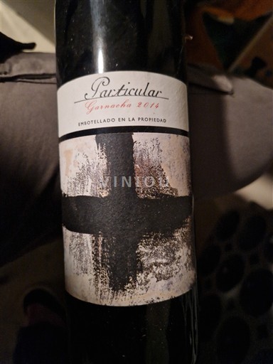 Viner Rouge sec Particular Garnacha San Valero 2014 Spania Aragon Cariñena DO
