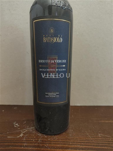 Piemonte Dolcetto d'Alba Beni di Batasiolo Bricco di Vergne 2020