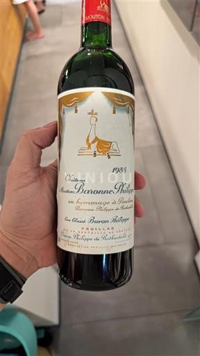 Bordoja Pauillac Grand Cru Château Mouton Rothschild Hommage à Baronne Philippine 1985