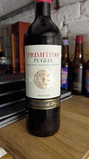 Verërat Rouge sec Numero de Ley 2022 Itali Pulia E paspecifikuar DOC