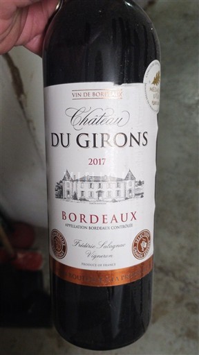 Bordeaux Château Girons 2017