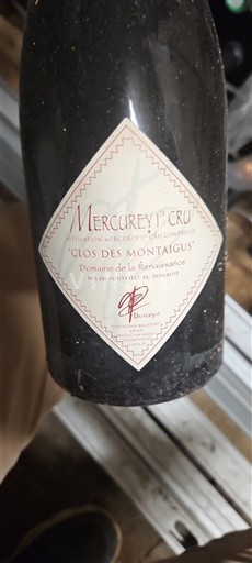 Burgund Mercurey Premier Cru Domaine La Renaissance Clos des Montaigus 2020