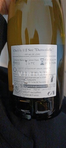 Lugina e Luarës Cheverny Domaine Pierre-Auguste Damoiselle 2022