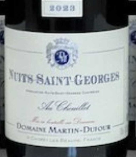 Burgundija Nuits-Saint-Georges Domaine Martin-Dufour Au Chevalier 2023