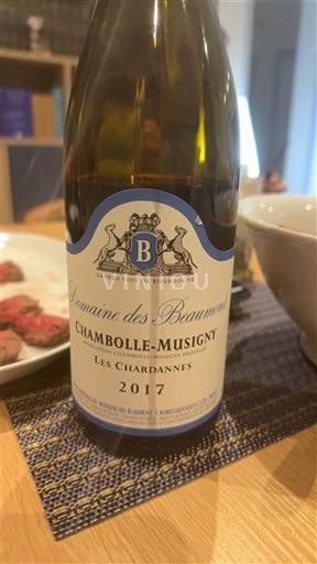 Burgund Chambolle-Musigny Domaine Beaumont Les Chardannes 2017