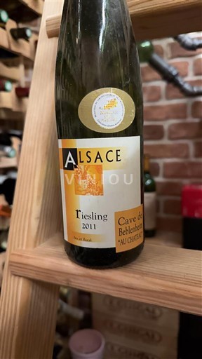 Vin Blanc sec Aux Château Cave de Beblenheim 2011 France Alsace Riesling AOC