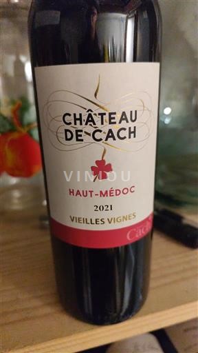 Bordeaux Haut-Médoc Château Cach Vieilles Vignes 2021