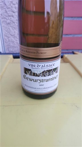 Alsace Gewurztraminer Cave d'Augustin Florent 2017