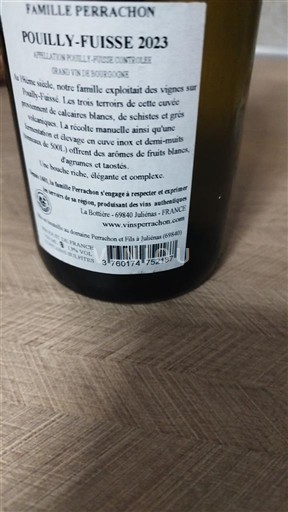 Burgund Pouilly-fuissé Famille Perrachon 2023