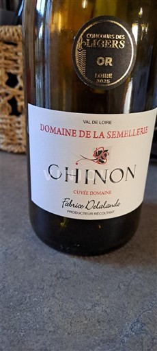 Dolina Loare Chinon Domaine La Semellerie Domaine Non Millésimé