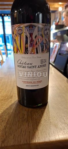 Rhônedalen Costières de Nîmes Château Oustau Saint André ART EDITION 2024