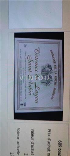 Lugina e Luarës Coteaux-du-Layon Domaine La Roche Moreau 2017