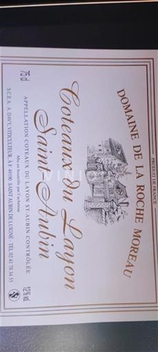 Lugina e Luarës Coteaux-du-Layon Domaine La Roche Moreau Jo Viti