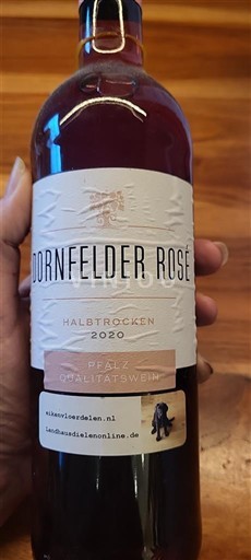 Viner Rosé sec Dornfelder Rosé 2020 Tyskland Pfalz Ikke spesifisert