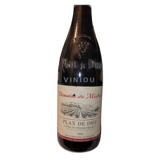 Údolí Rhôny Côtes-du-Rhône-villages Domaine du Mistral Plan de Dieu 2008