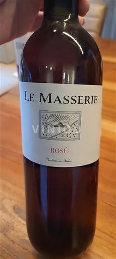 Vine Rosé sec Le Masserie 2020 Italien Apulien IGT