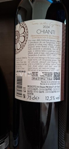 Toskana Chianti Terre della Cascina 2024