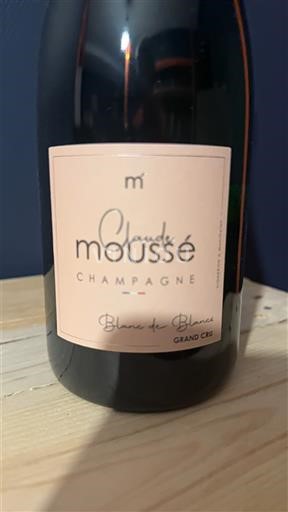 Musserende viner Blanc brut Blanc de Blancs Claude Moussé 2023 Frankrike Champagne AOC
