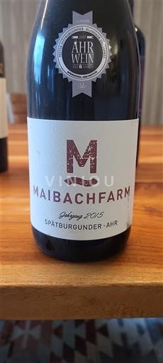 Verërat Rouge sec Maibachfarm 2015 Gjermania Ahr