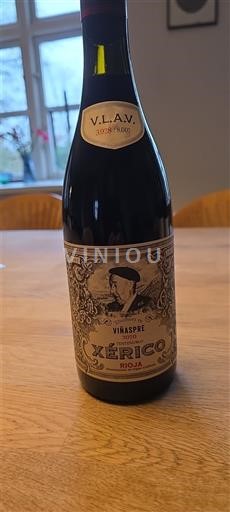 Verërat Rouge sec Xérico Viñaspre 2020 Spanjë La Rioja Rioja DO