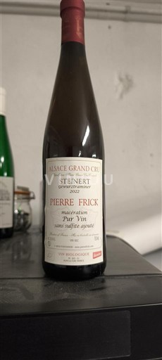 Alsace Alsace Grand Cru Grand Cru Pierre Frick Steinert 2022