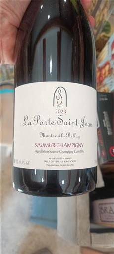 Lugina e Luarës Saumur-champigny La Porte Saint Jean Montreuil-Bellay 2023